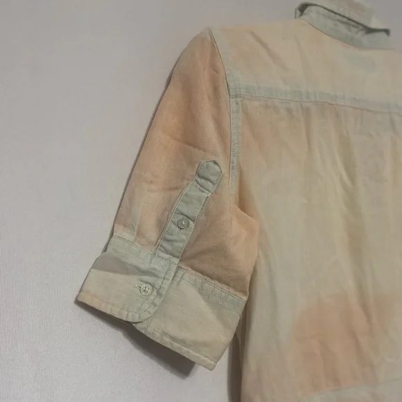 Lauren Ralph Lauren 100% linen front tie shirt dress - Picture 6 of 6